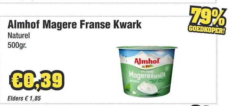 Aanbieding: Magere Franse Kwark