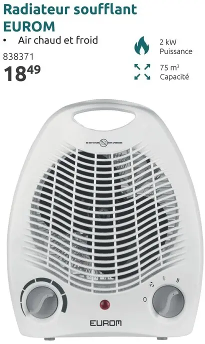 Offre: Radiateur soufflant