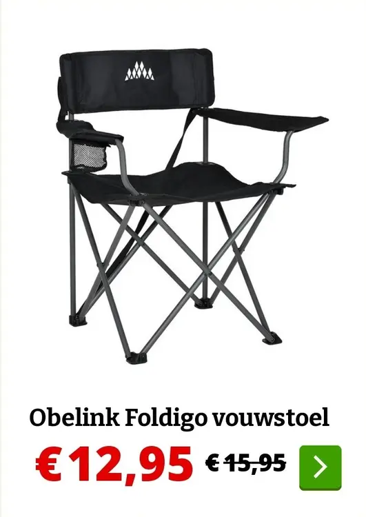 Aanbieding: Obelink Foldigo vouwstoel