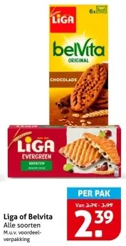 Aanbieding: Liga of Belvita Alle soorten