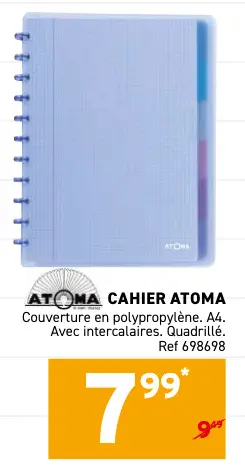 Offre: Cahier