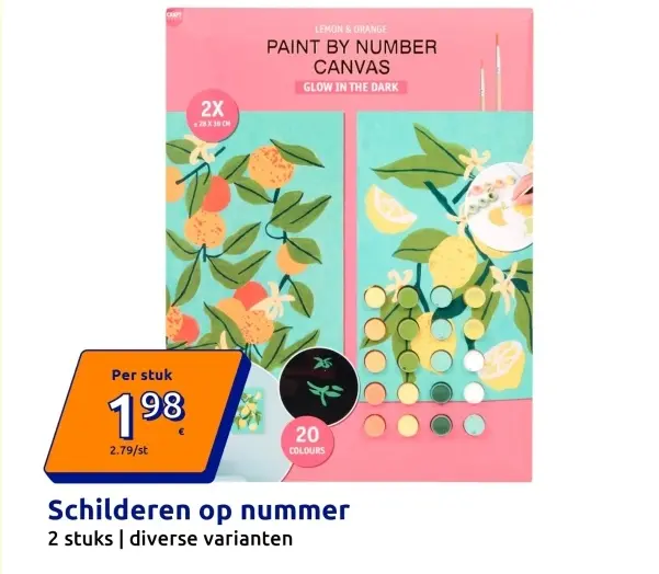 Aanbieding: Schilderen op nummer
