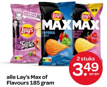 Aanbieding: Lay's Max of Flavours