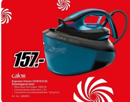 Promotie: Express Vision (SV8151C0) Stoomgenerator