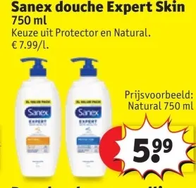 Promotie: douche Expert Skin