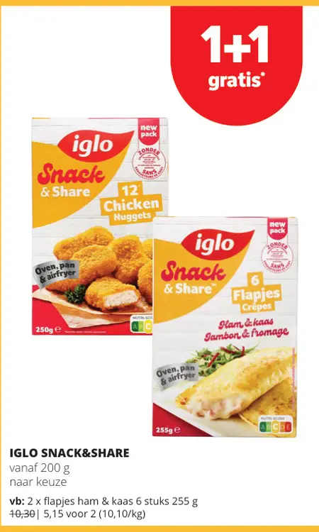 Promotie: Iglo snack&share