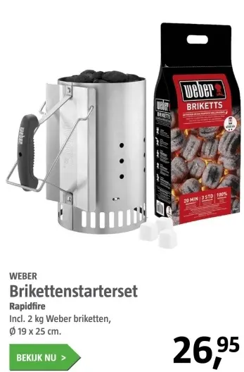 Aanbieding: Brikettenstarterset Rapidfire