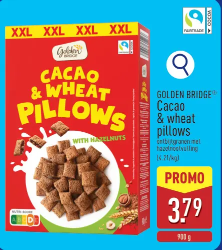 Promotie: Cacao & wheat pillows