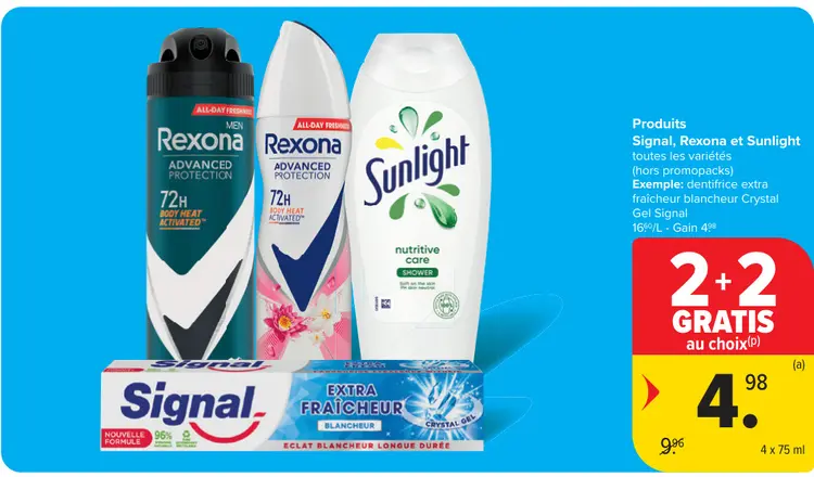 Offre: Produits de soin