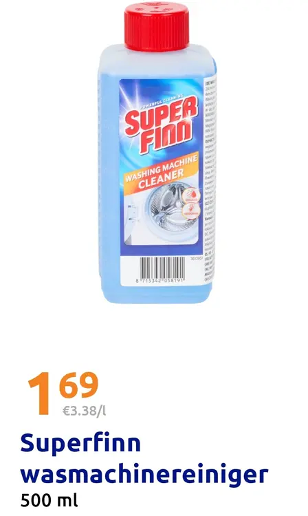 Aanbieding: Superfinn wasmachinereiniger