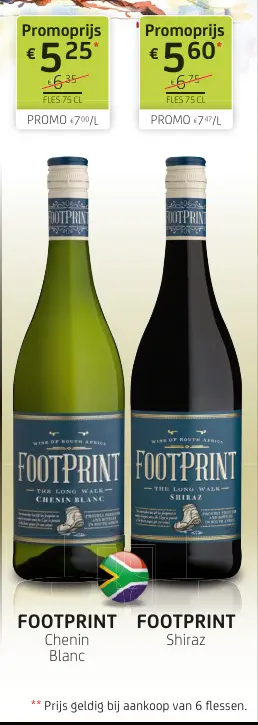 Promotie: FOOTPRINT Chenin Blanc
