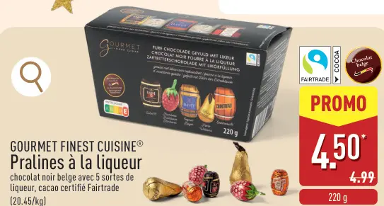Offre: Pralines à la liqueur