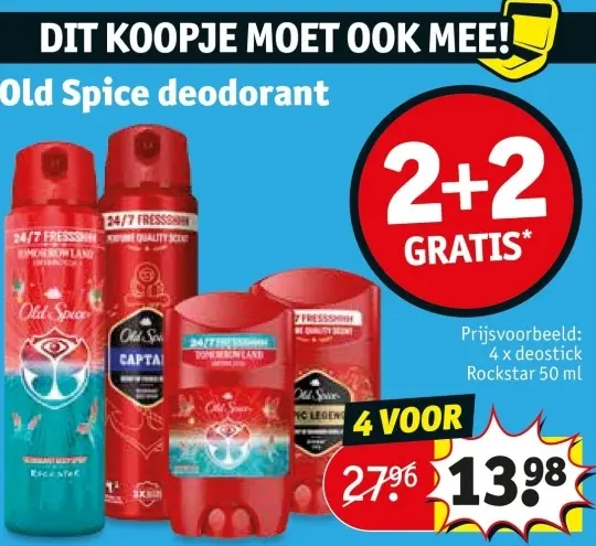 Promotie: Old Spice deodorant