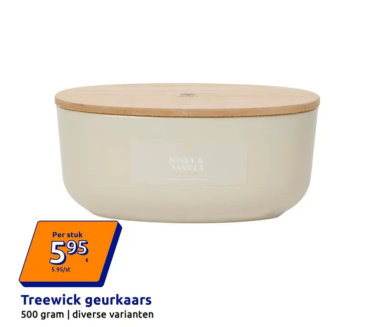 Aanbieding: Treewick geurkaars