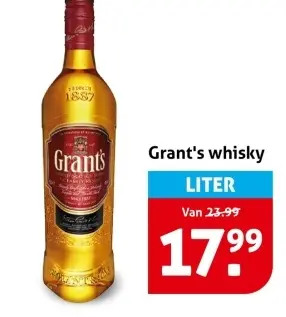 Aanbieding: Grant's whisky
