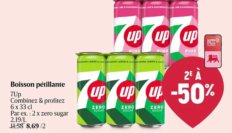 Offre: Boisson pétillante 7Up