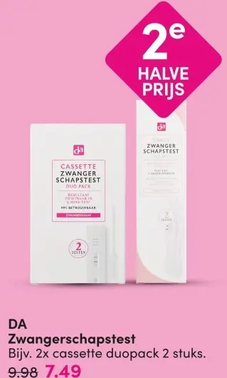 Aanbieding: Zwangerschapstest