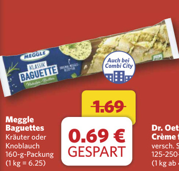 Aanbieding: Meggle Baguettes