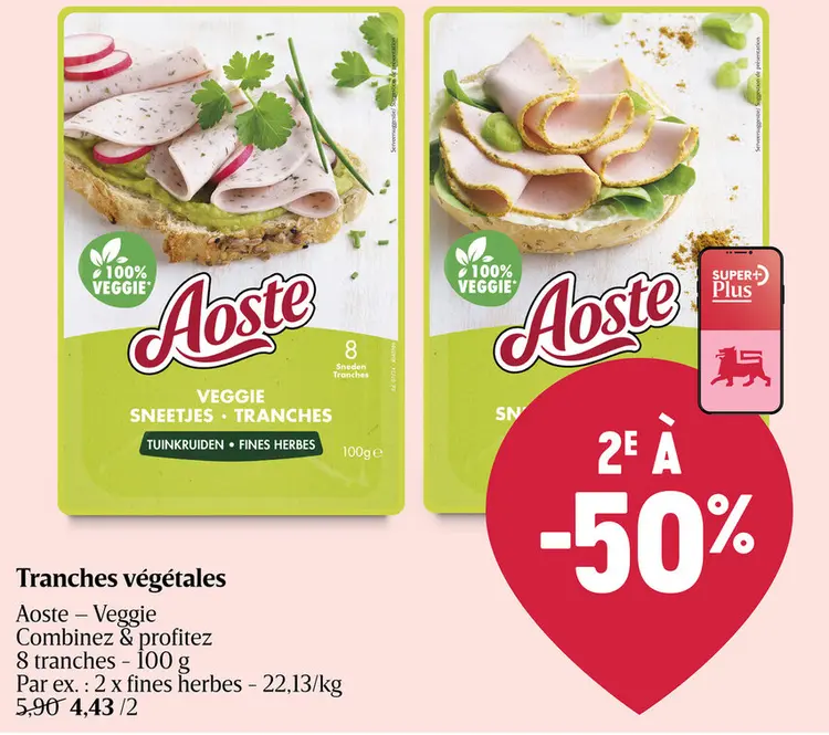Offre: Tranches végétales