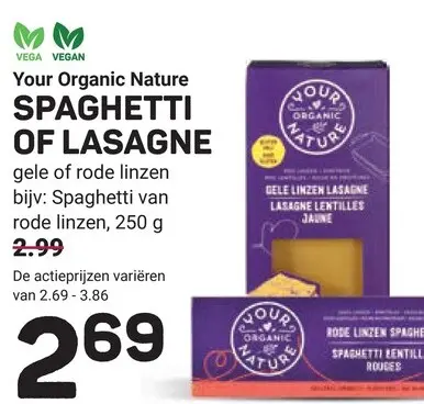 Aanbieding: Spaghetti of lasagne