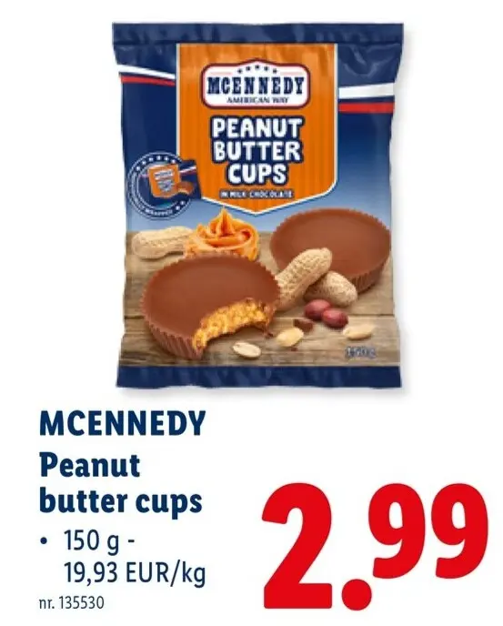 Promotie: Peanut butter cups