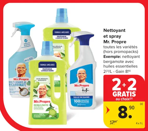 Offre: Nettoyant et spray