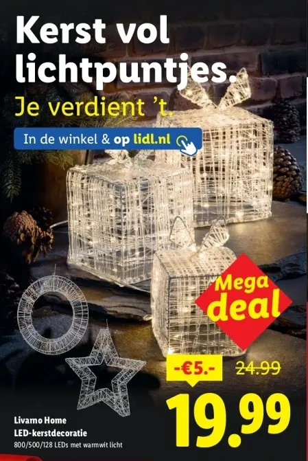 Aanbieding: LED-kerstdecoratie