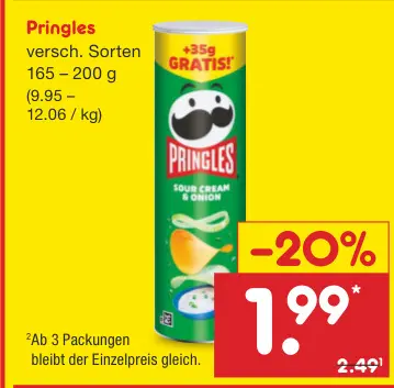 Aanbieding: Pringles