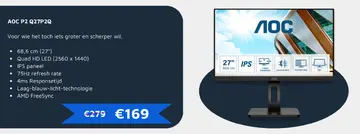 Aanbieding: Aoc p2 q27p2q