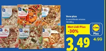 Aanbieding: Verse pizza