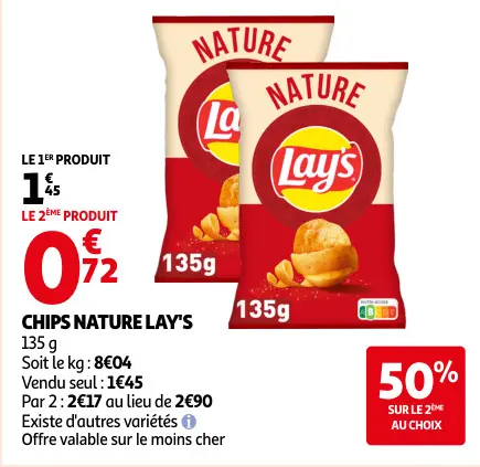 Offre: Chips nature