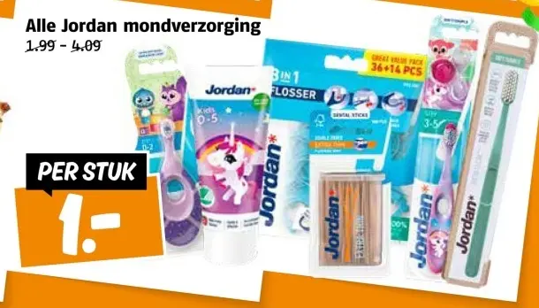 Aanbieding: Jordan mondverzorging