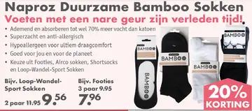 Aanbieding: Naproz Duurzame Bamboo Sokken