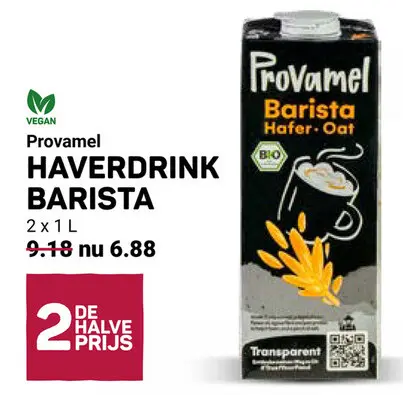 Aanbieding: Haverdrink barista