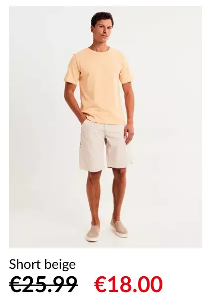 Offre: Short beige