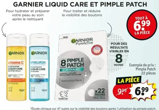 Offre: Liquid care et pimple patch