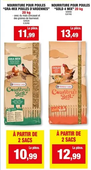 Offre: Country's Best Gold 4 Mix nourriture poule 20kg