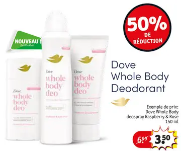 Offre: Dove Whole Body Deodorant