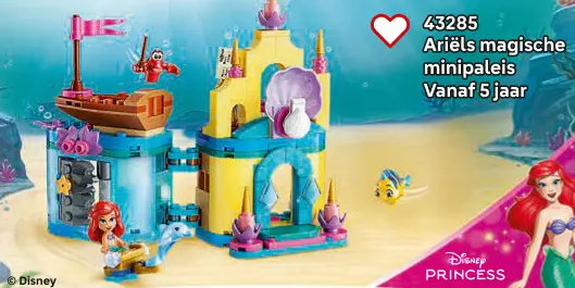 Aanbieding: Ariëls magische minipaleis 43285
