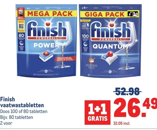 Aanbieding: Finish vaatwastabletten