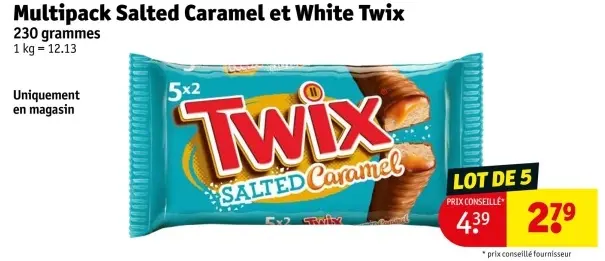 Offre: Multipack Salted Caramel et White