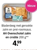 Aanbieding: AH Ovenschotel zalm en croûte