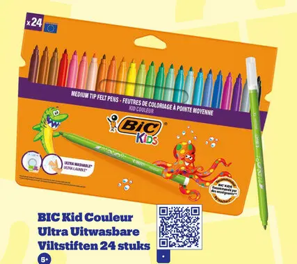 Aanbieding: Kid Couleur Ultra Uitwasbare Viltstiften