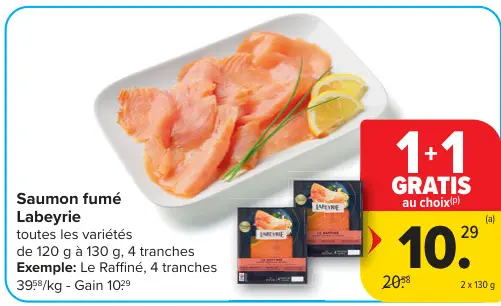 Offre: Saumon fumé