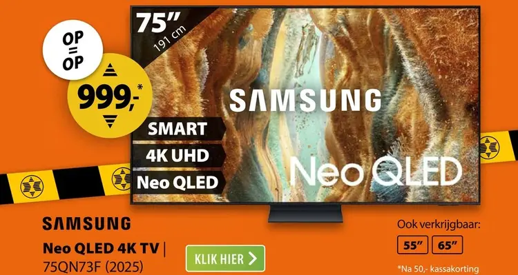 Aanbieding: Samsung Neo QLED 4K 75QN73F (2025)