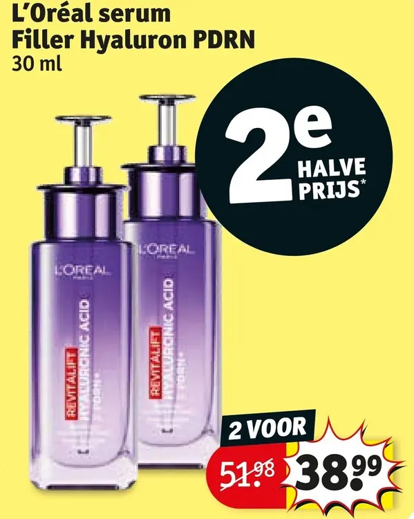 Promotie: L'Oréal serum Filler Hyaluron PDRN