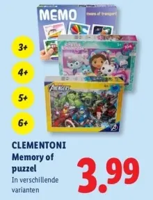Aanbieding: Memory of puzzel