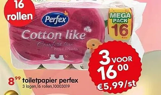 Promotie: toiletpapier