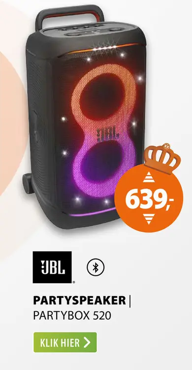 Aanbieding: JBL PARTYBOX 520
