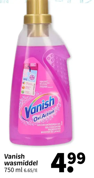 Aanbieding: Vanish wasmiddel